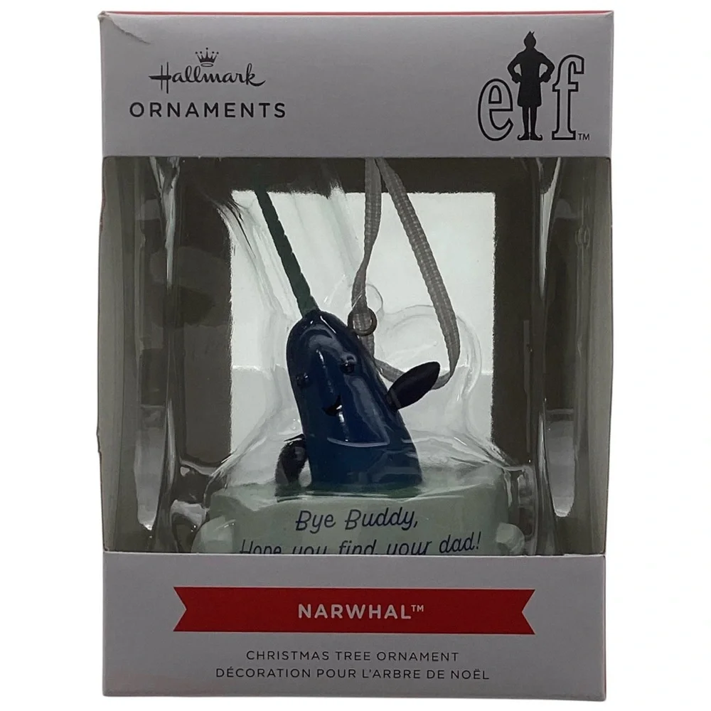 Hallmark Elf “Narwhal” Christmas Ornament (NWT)